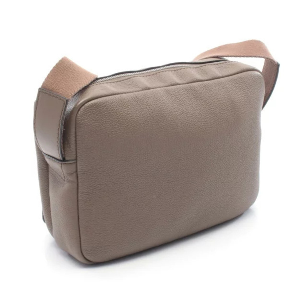 Loewe Bag Military Shoulder Gray Messenger Leather